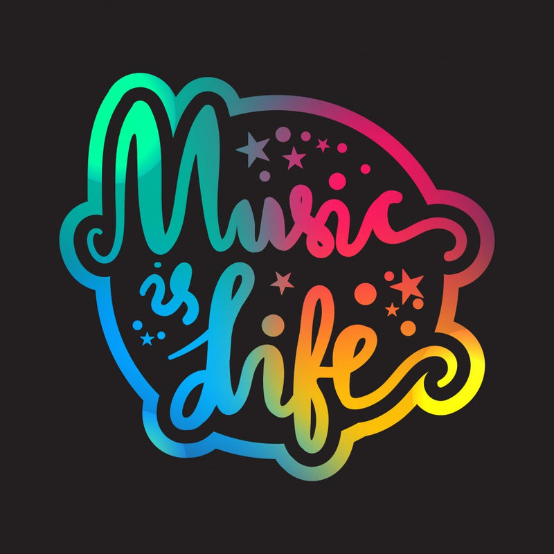 Music Art Lettering