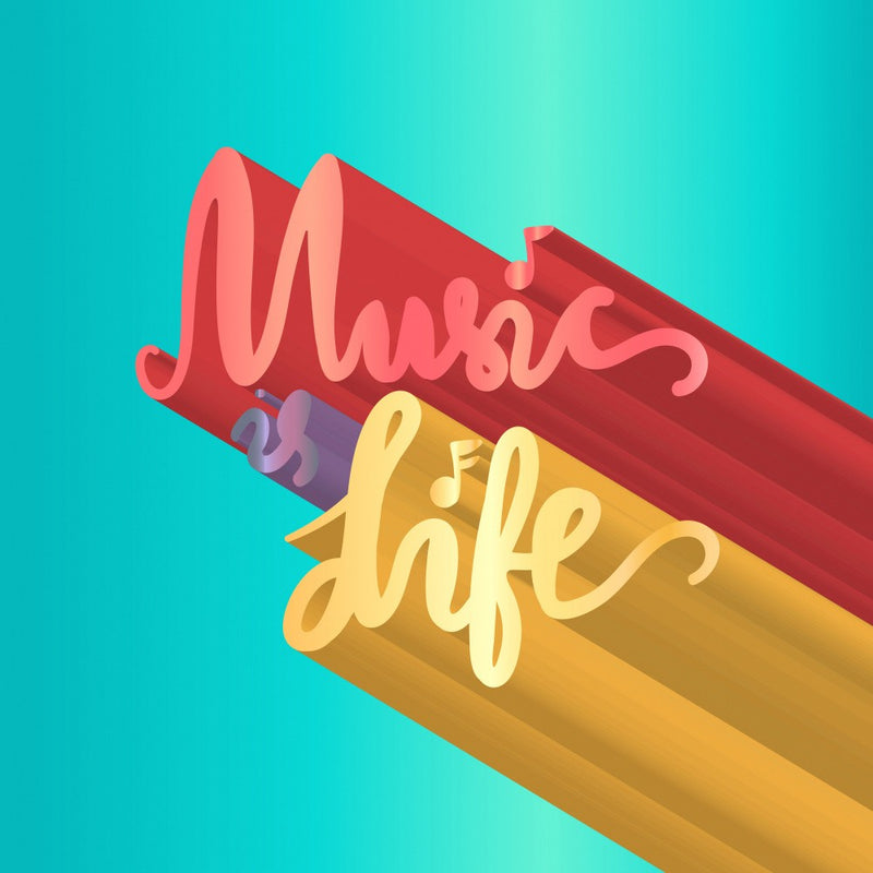Music Art Lettering