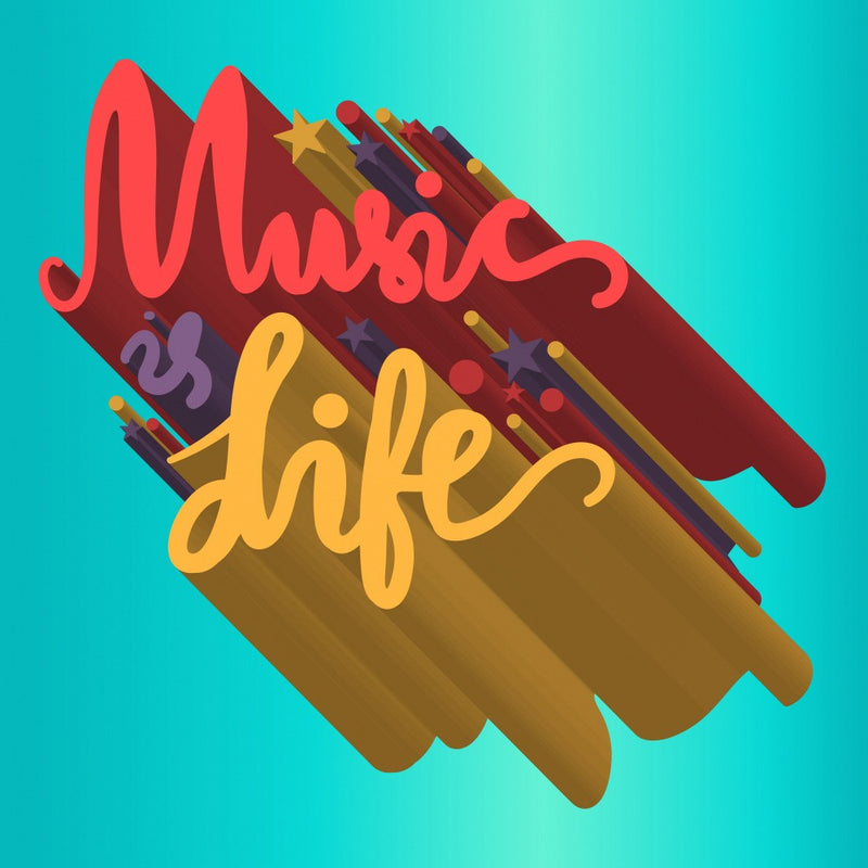 Music Art Lettering