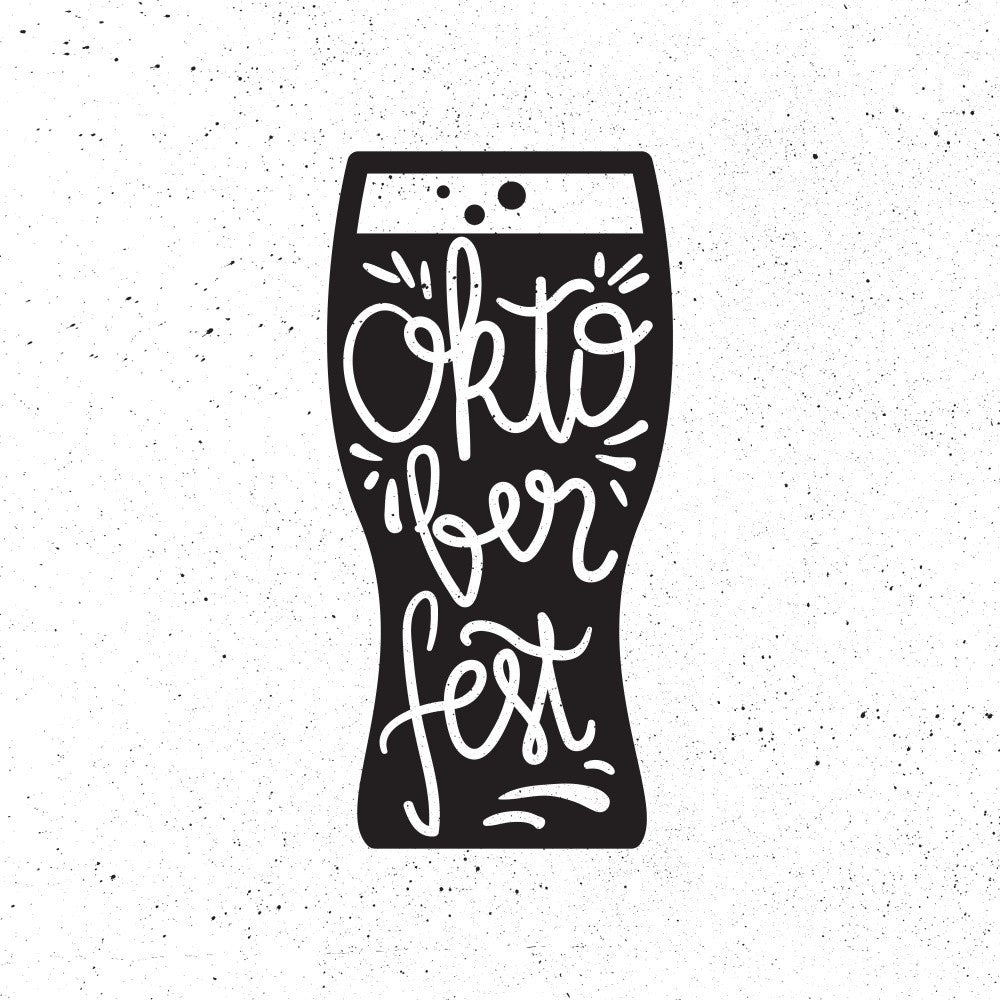 Oktober Fest Lettering Art