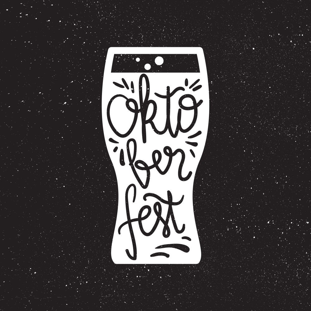Oktober Fest Lettering Art