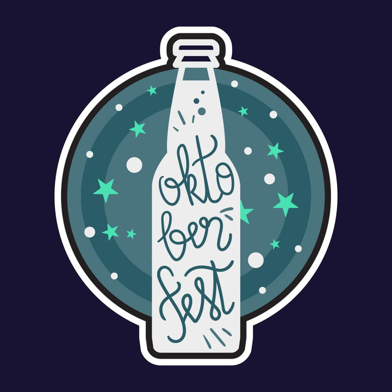 Oktober Fest Lettering Art