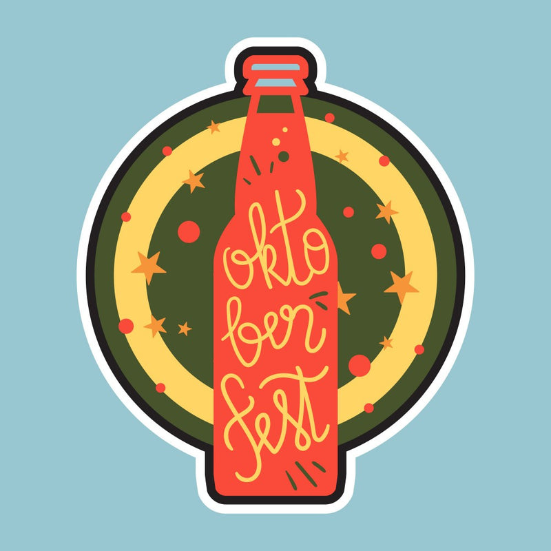 Oktober Fest Lettering Art