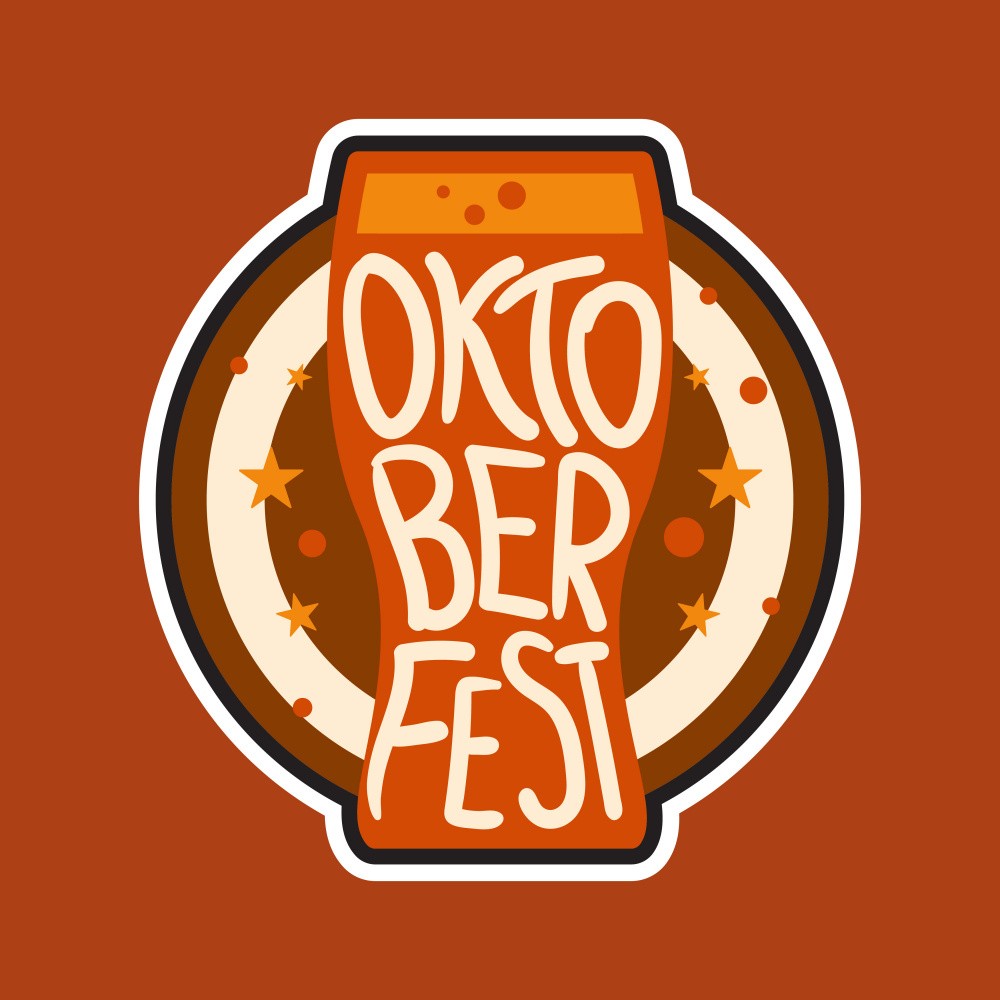 Oktober Fest Lettering Art