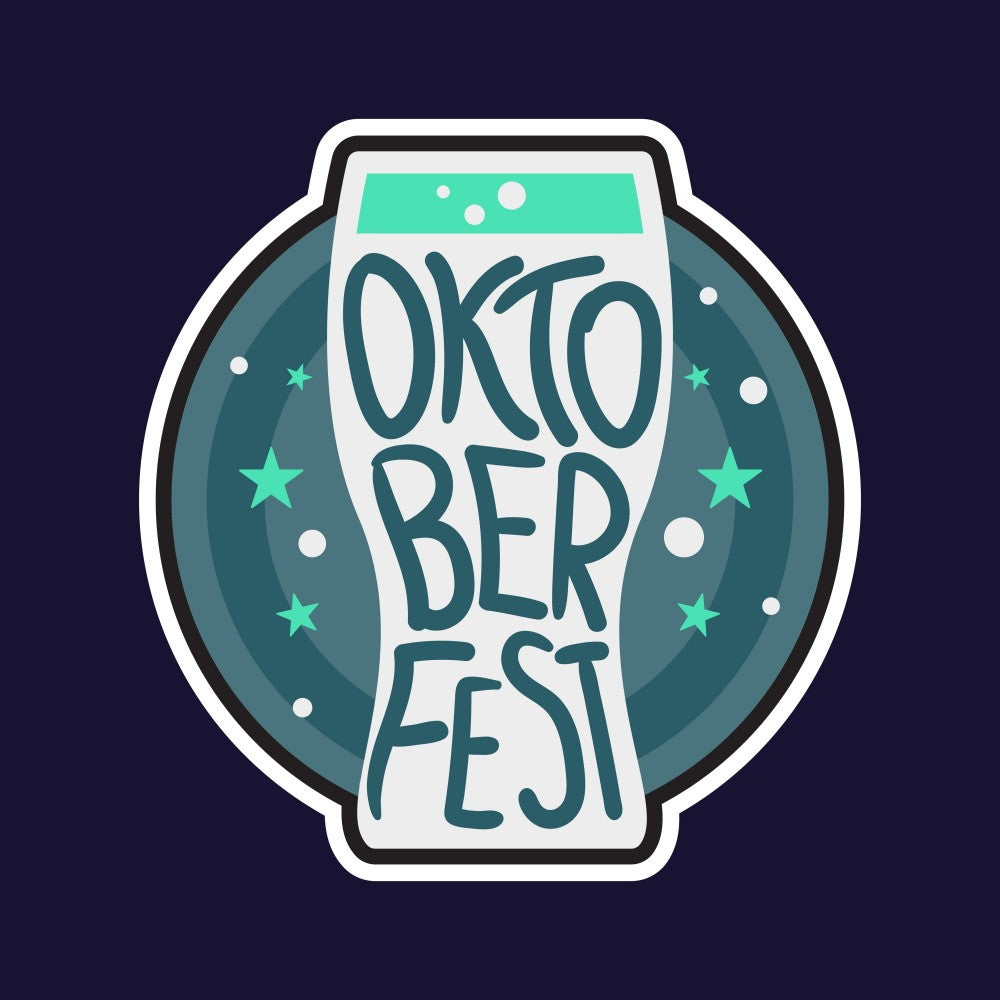 Oktober Fest Lettering Art