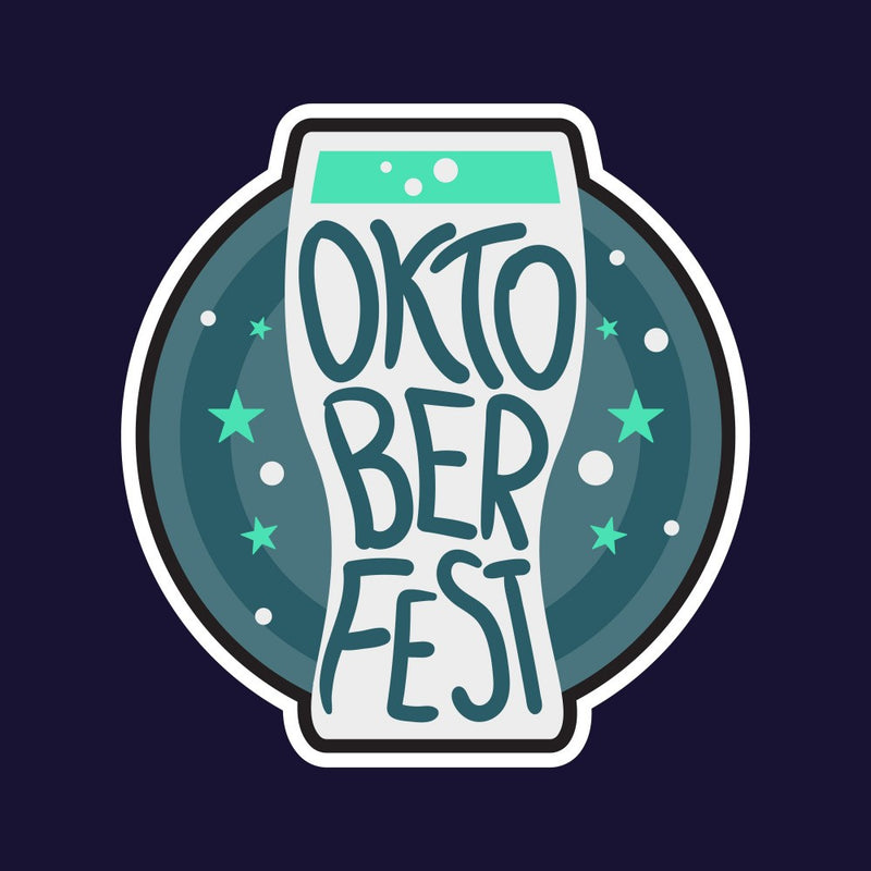Oktober Fest Lettering Art