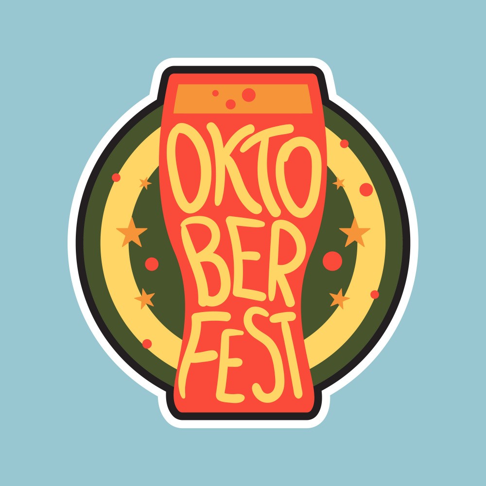 Oktober Fest Lettering Art