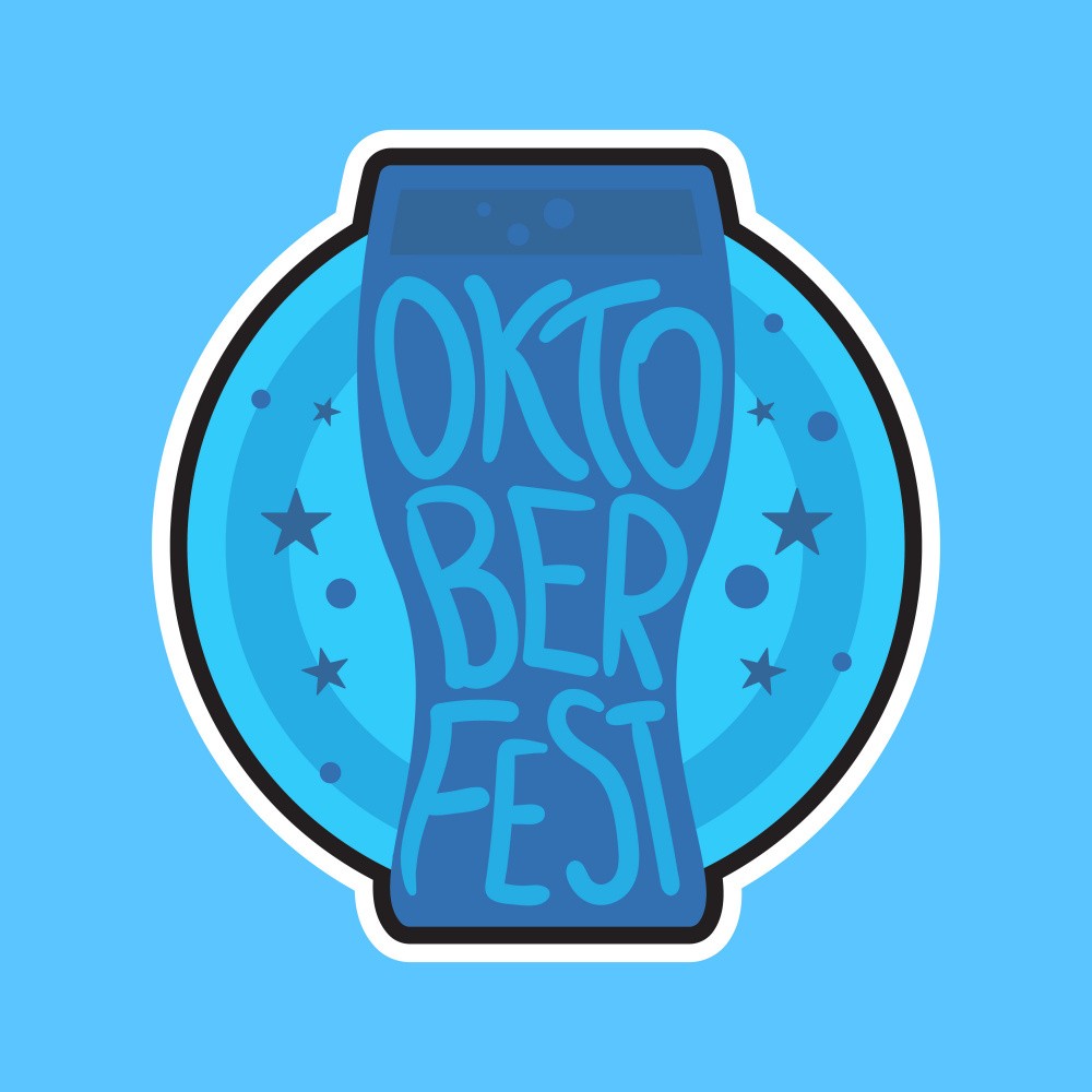 Oktober Fest Lettering Art