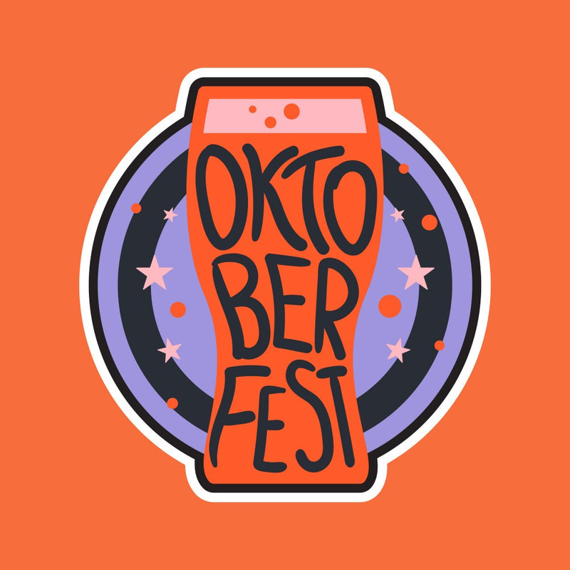 Oktober Fest Lettering Art