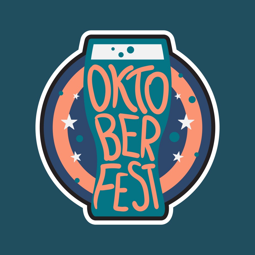 Oktober Fest Lettering Art