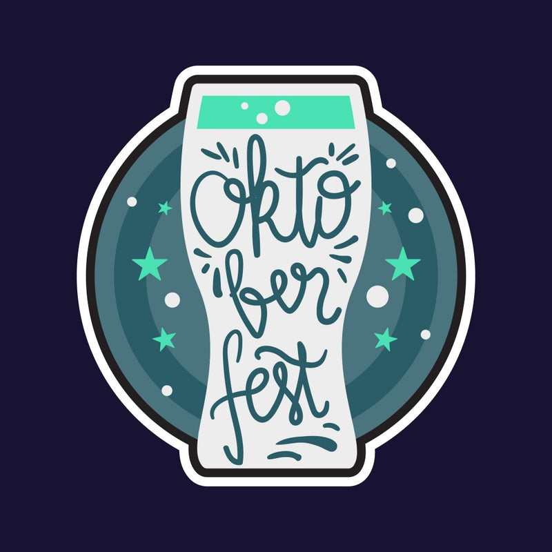Oktober Fest Lettering Art
