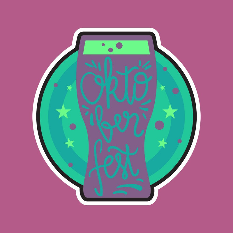 Oktober Fest Lettering Art
