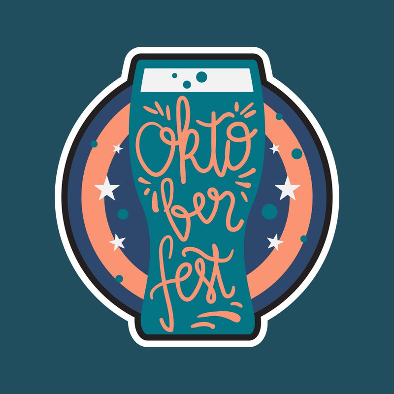 Oktober Fest Lettering Art