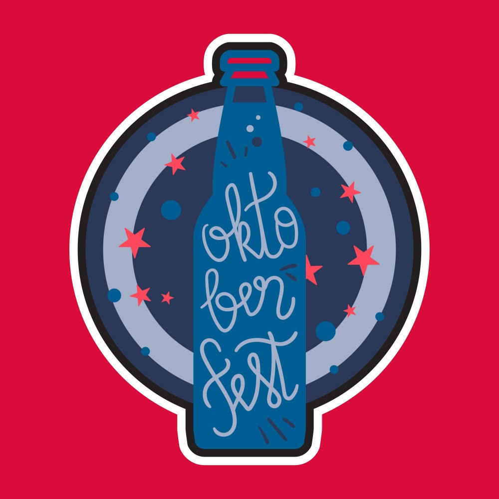Oktober Fest Lettering Art
