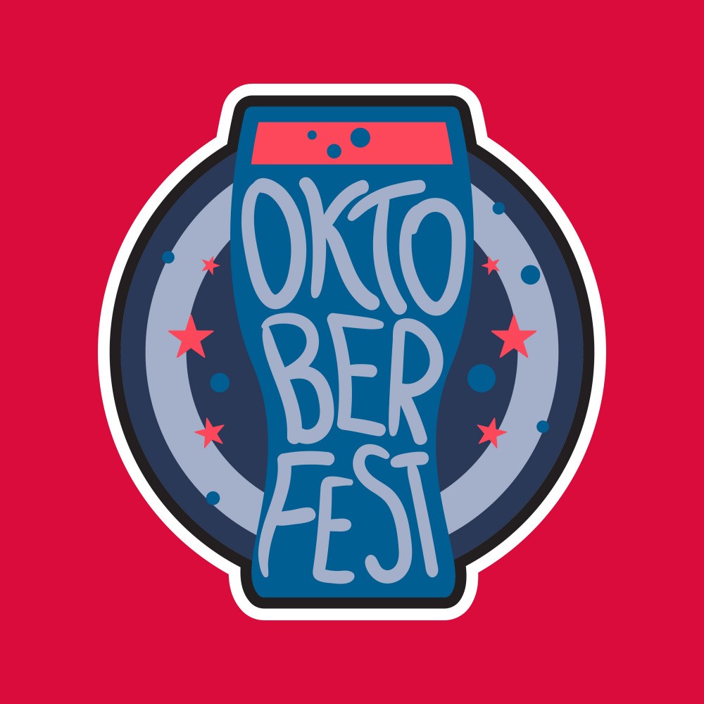 Oktober Fest Lettering Art