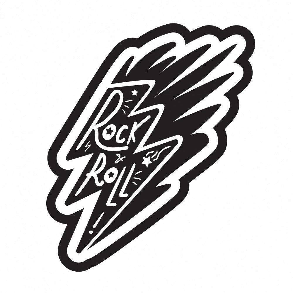 Rock N Roll Art Music Lettering