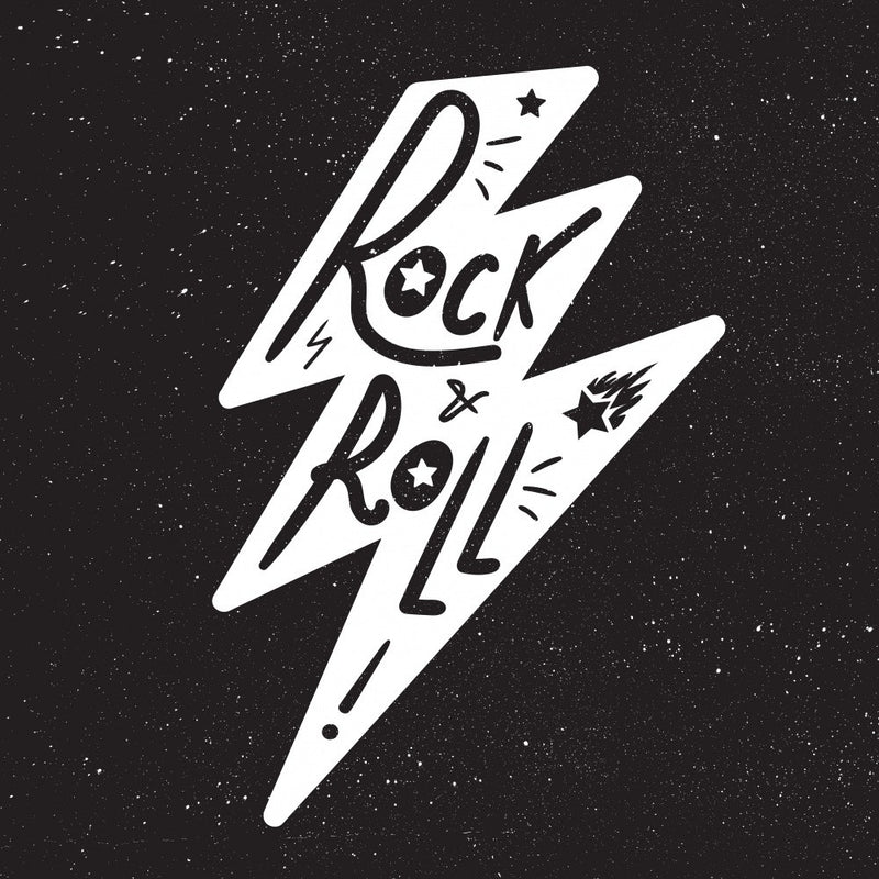 Rock N Roll Art Music Lettering