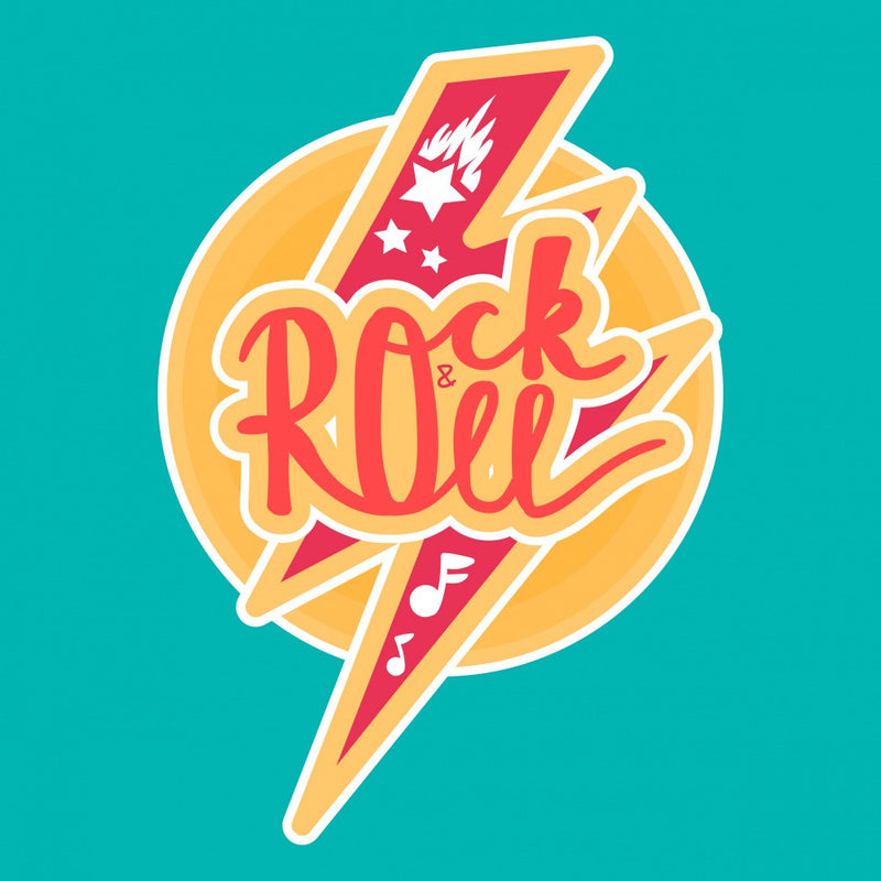 Rock N Roll Art Music Lettering