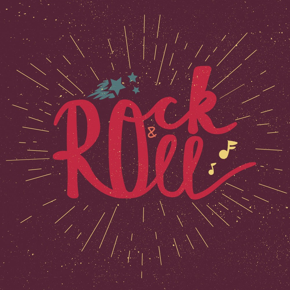 Rock N Roll Art Music Lettering