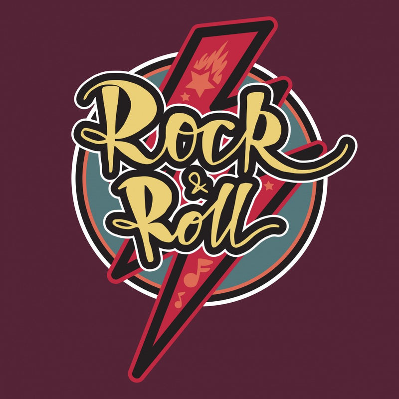 Rock N Roll Art Music Lettering
