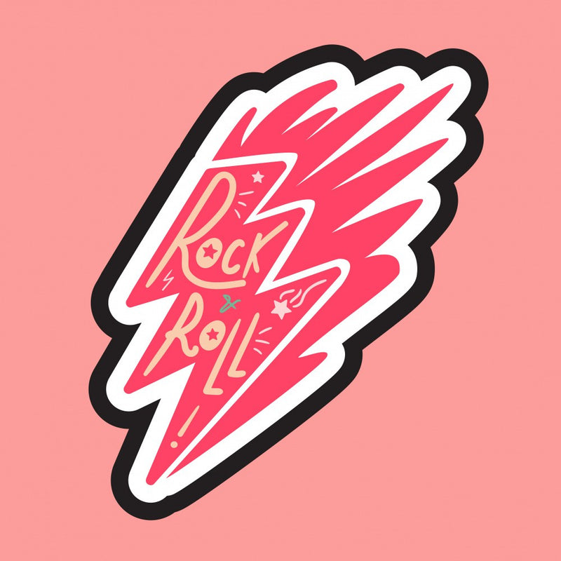 Rock N Roll Art Music Lettering