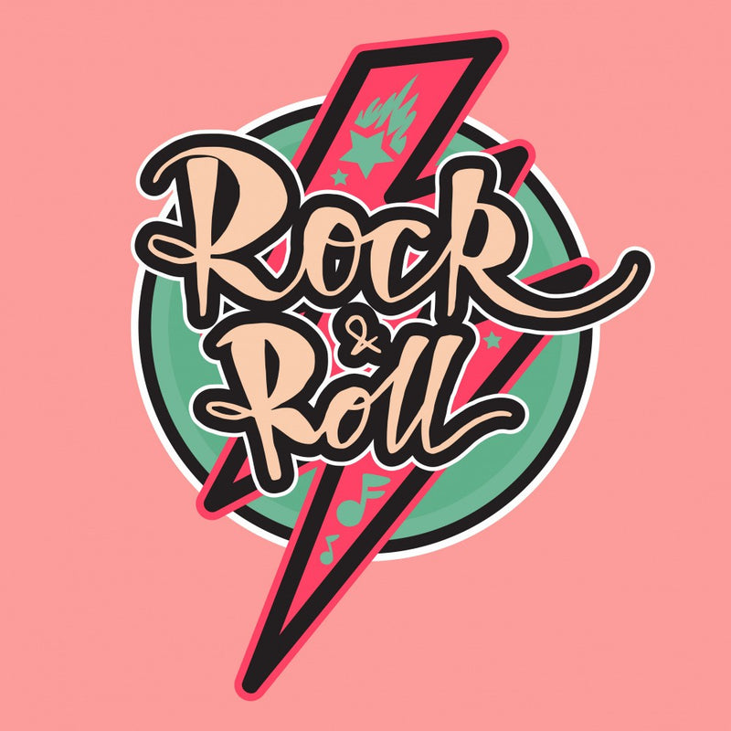 Rock N Roll Art Music Lettering