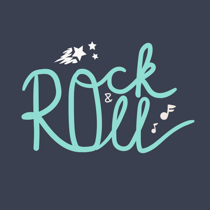 Rock N Roll Art Music Lettering