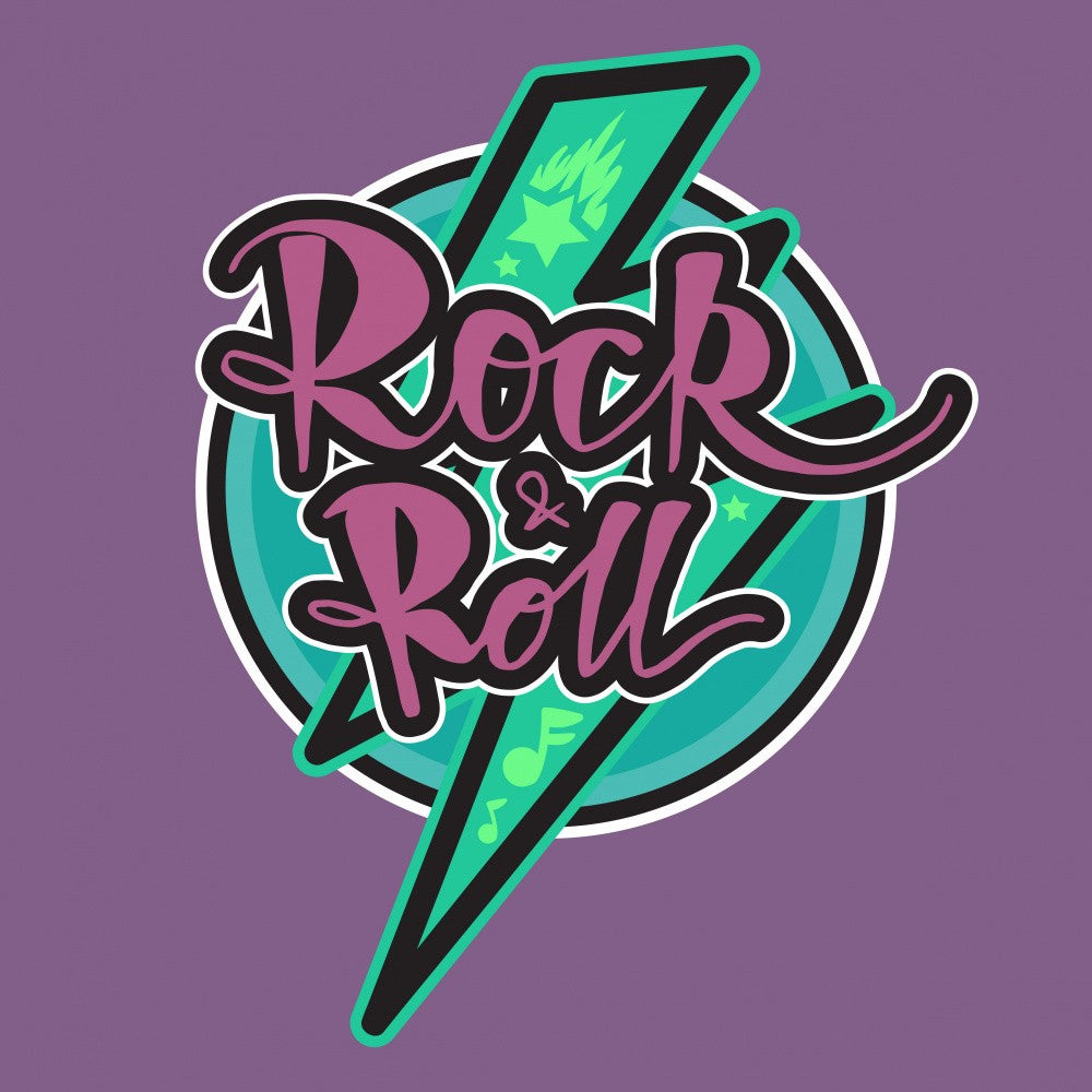Rock N Roll Art Music Lettering