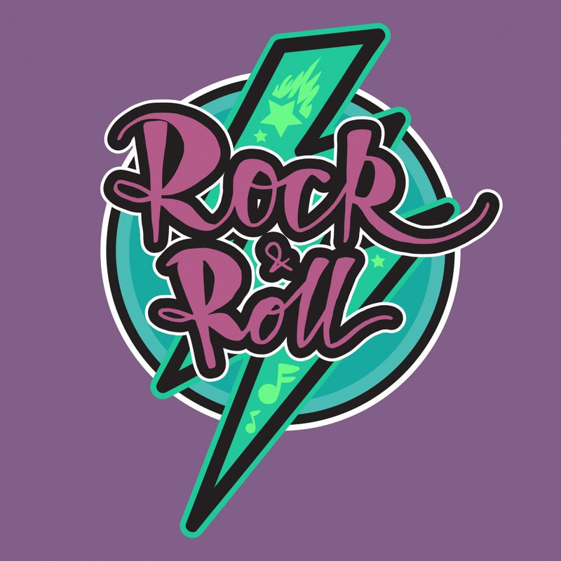 Rock N Roll Art Music Lettering