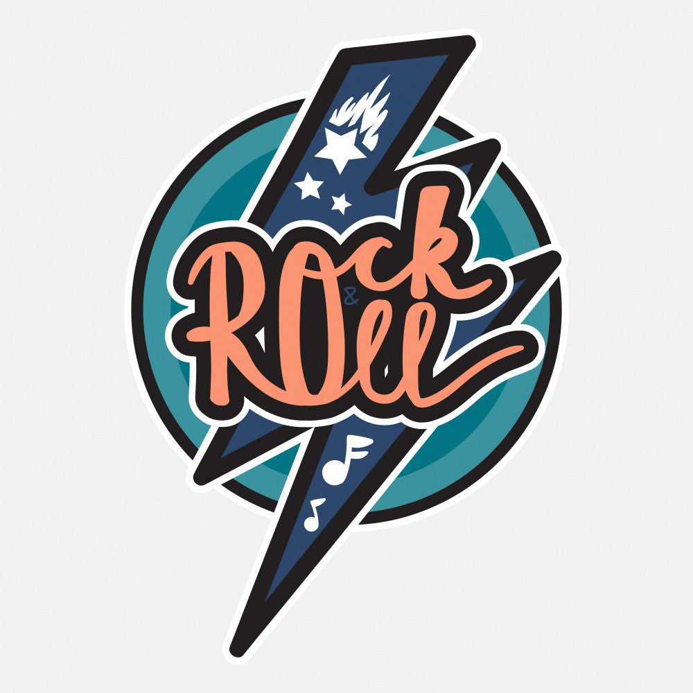 Rock N Roll Art Music Lettering