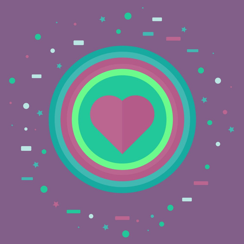 Heart Shapes and Circles