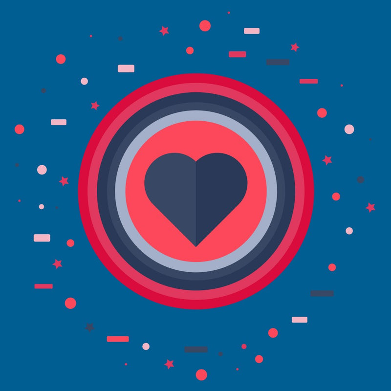 Heart Shapes and Circles