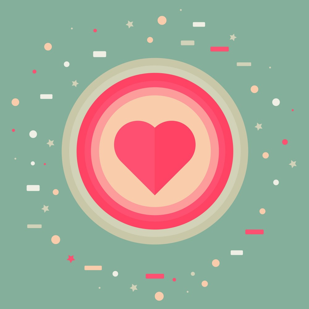 Heart Shapes and Circles