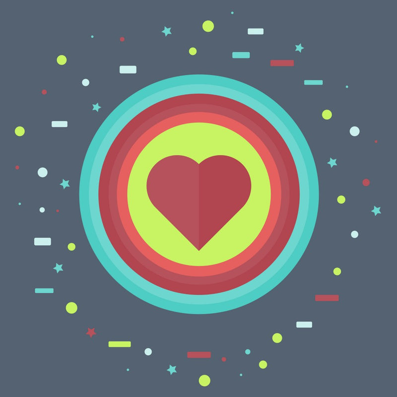 Heart Shapes and Circles