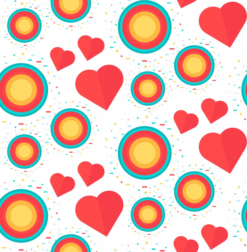 Heart Shapes and Circles