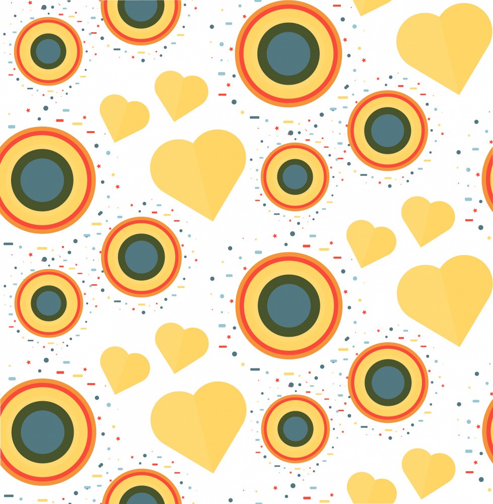 Heart Shapes and Circles