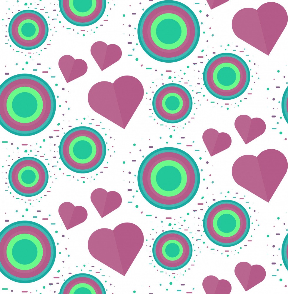 Heart Shapes and Circles