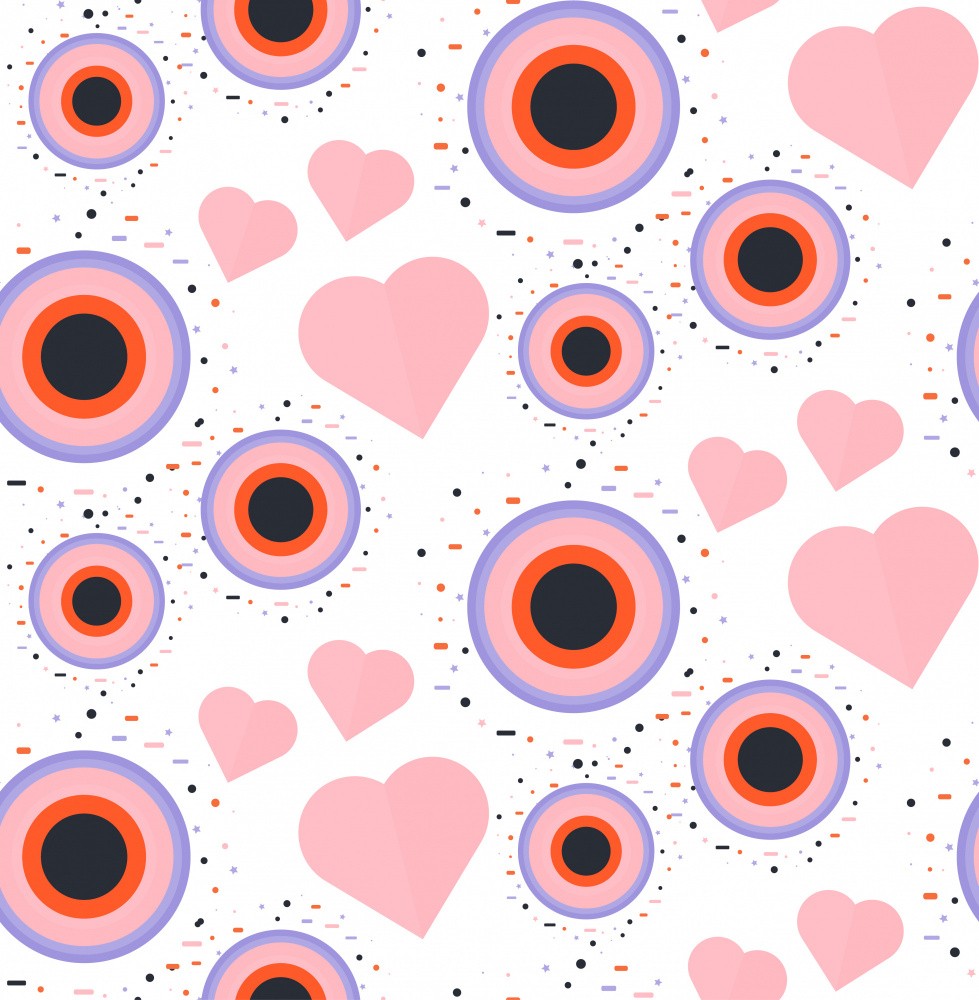 Heart Shapes and Circles