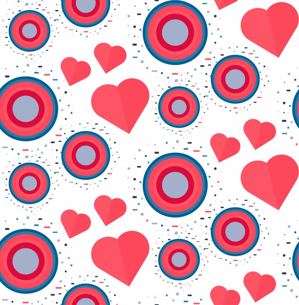 Heart Shapes and Circles