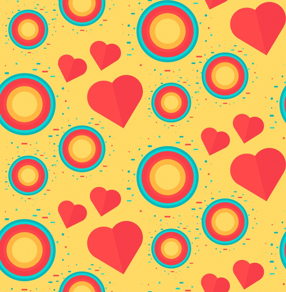 Heart Shapes and Circles