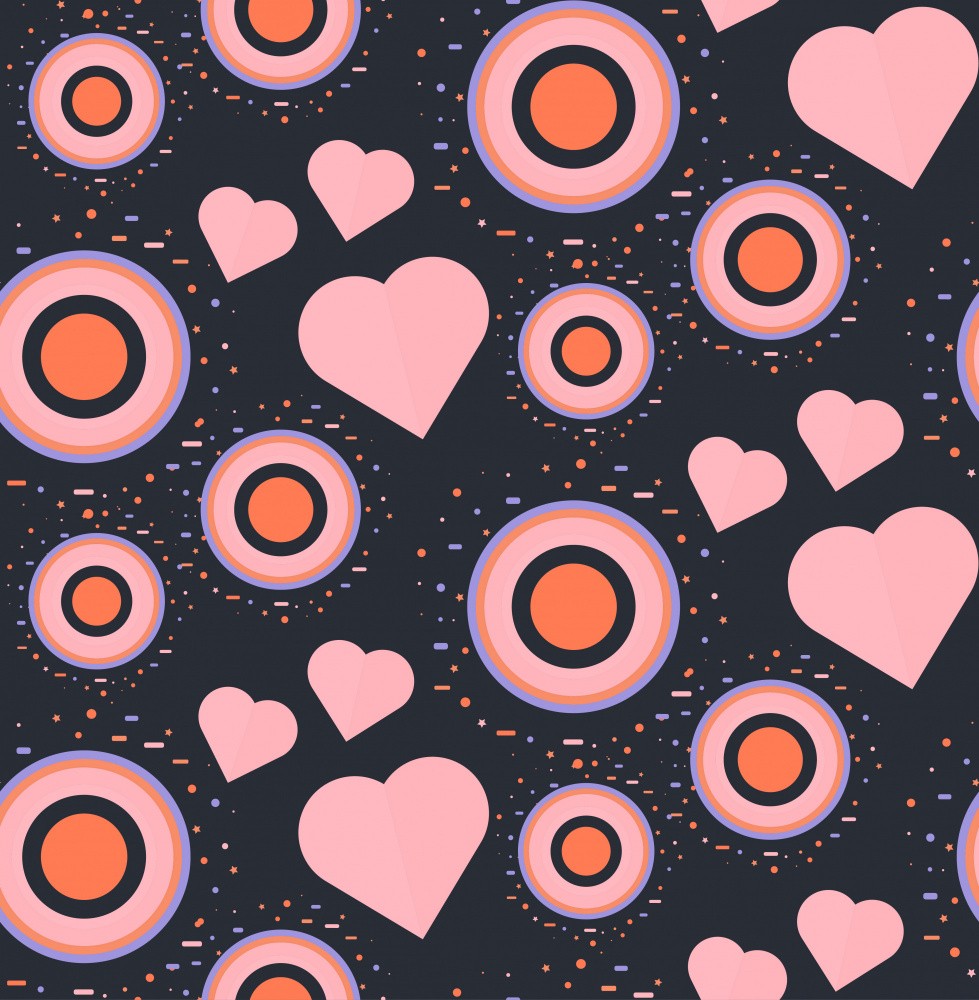 Heart Shapes and Circles