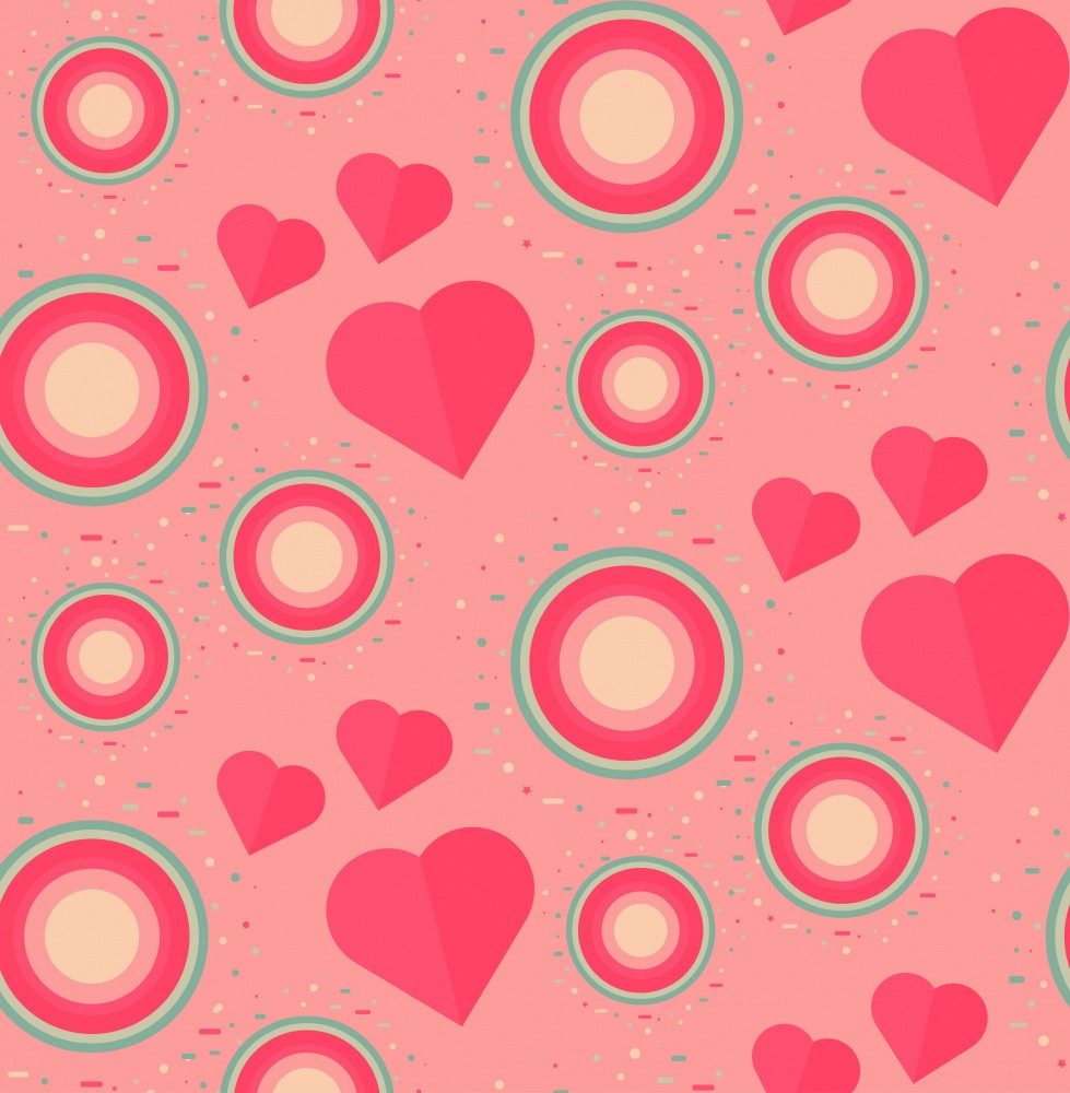 Heart Shapes and Concentric Circles