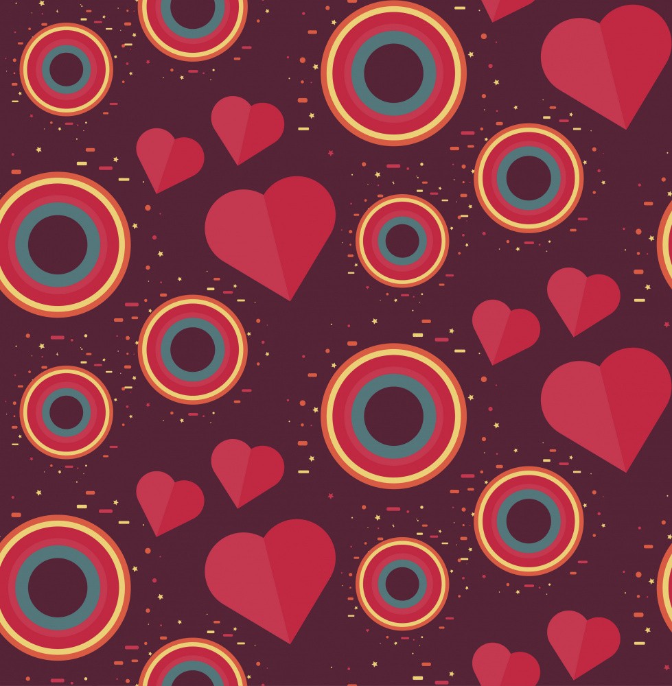 Romantic Red Hearts