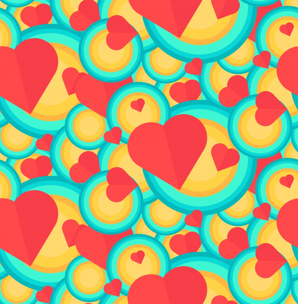 Romantic Red Hearts
