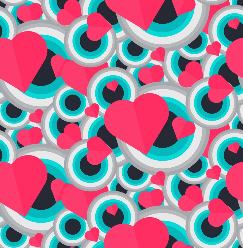 Romantic Red Hearts