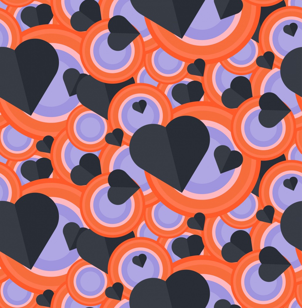 Romantic Black Hearts