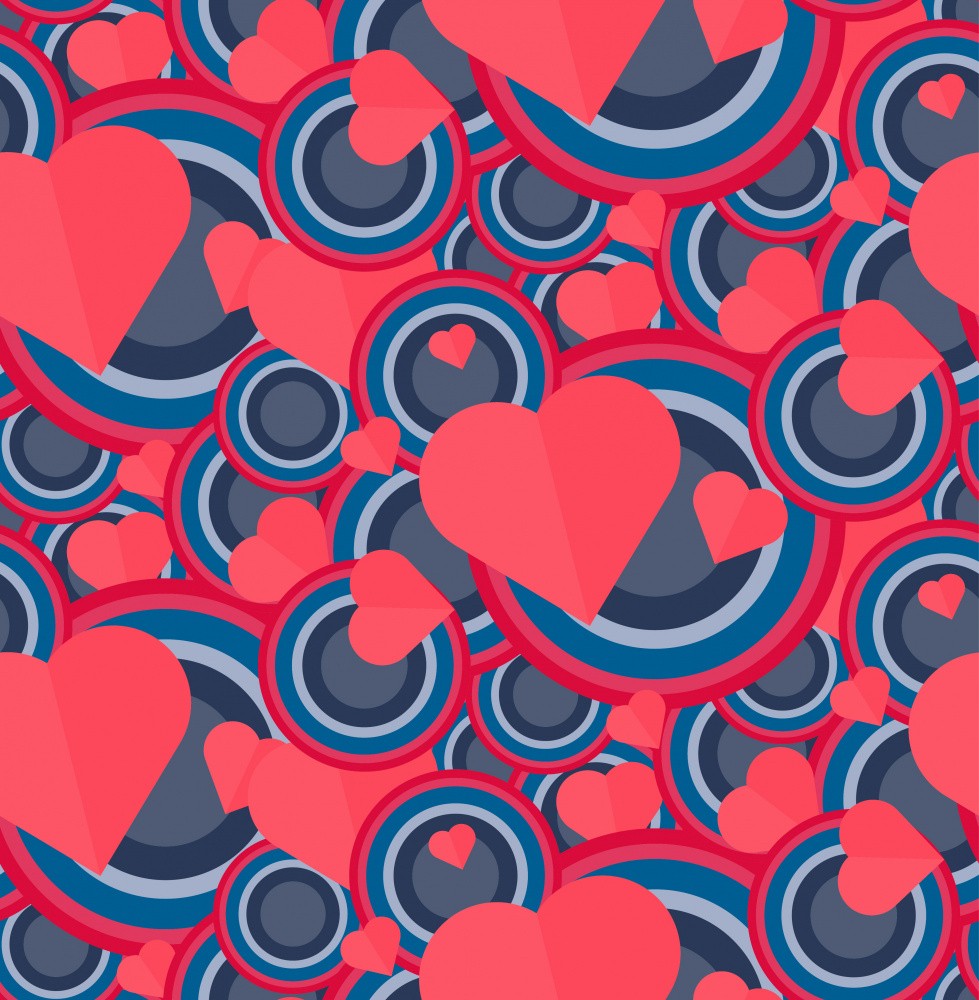 Romantic Red Hearts