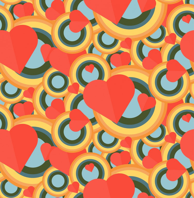 Romantic Red Hearts