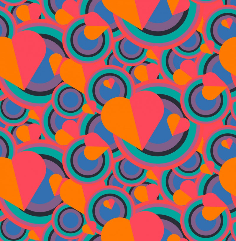 Colorful Heart Beat