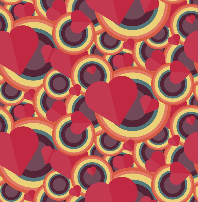 Romantic Red Hearts
